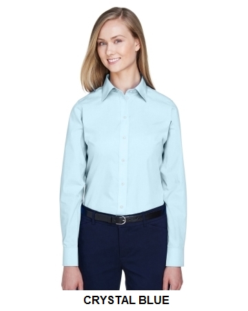 Devon & Jones Ladies' Crown Woven Collection® Solid Broadcloth.  DEV&JO  D620W